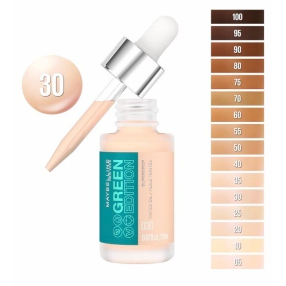 Maybelline Green Edition #30 Superdrop Tinted Oil  20 ml Jojoba - Picture 5 of 6